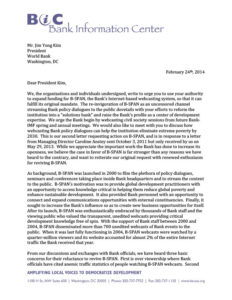 Letter-IBRD-President